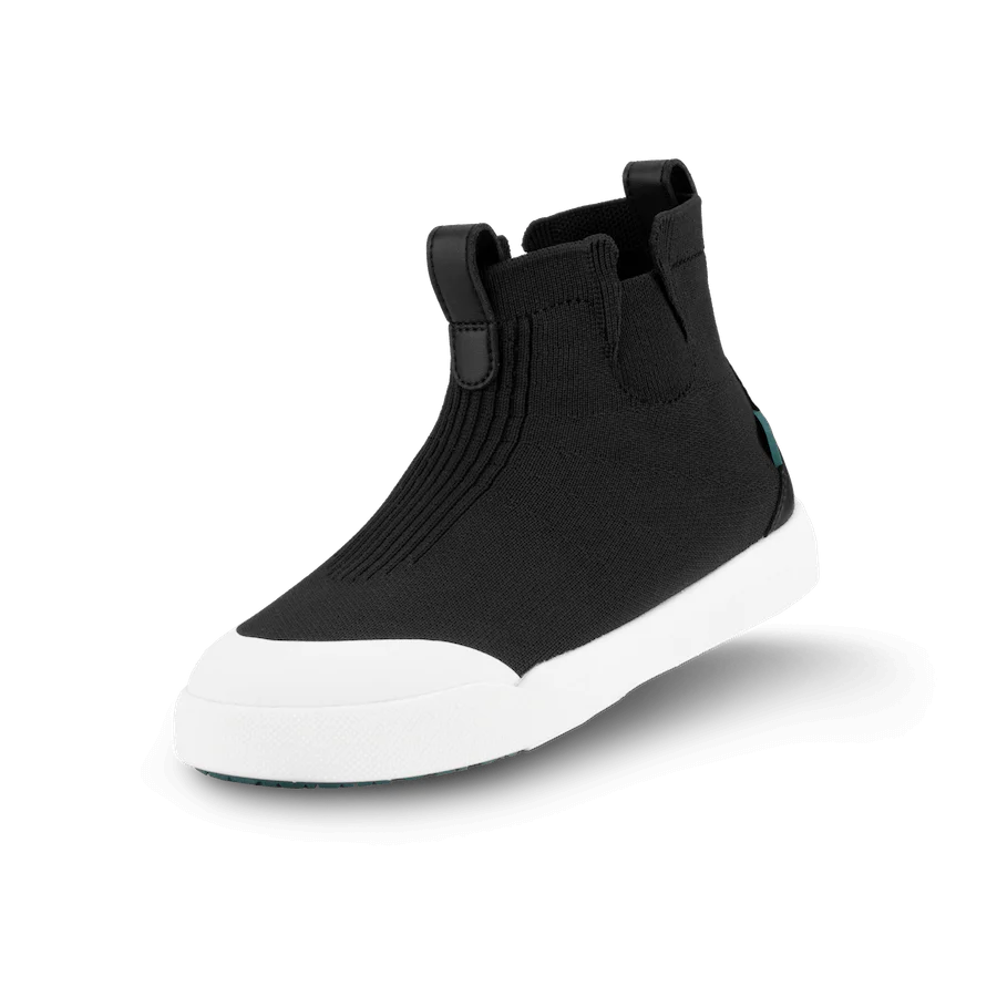 Vessi Asphalt Black Children's Chelsea Sneaker