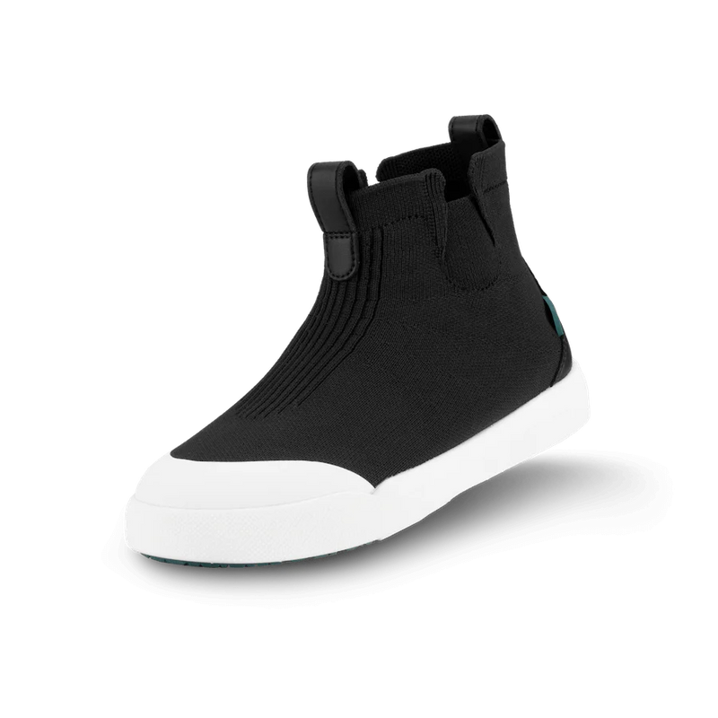 Vessi Asphalt Black Children's Chelsea Sneaker