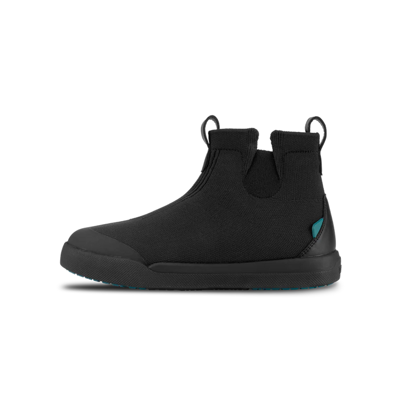 Vessi Asphalt Black on Black Children's Chelsea Sneaker