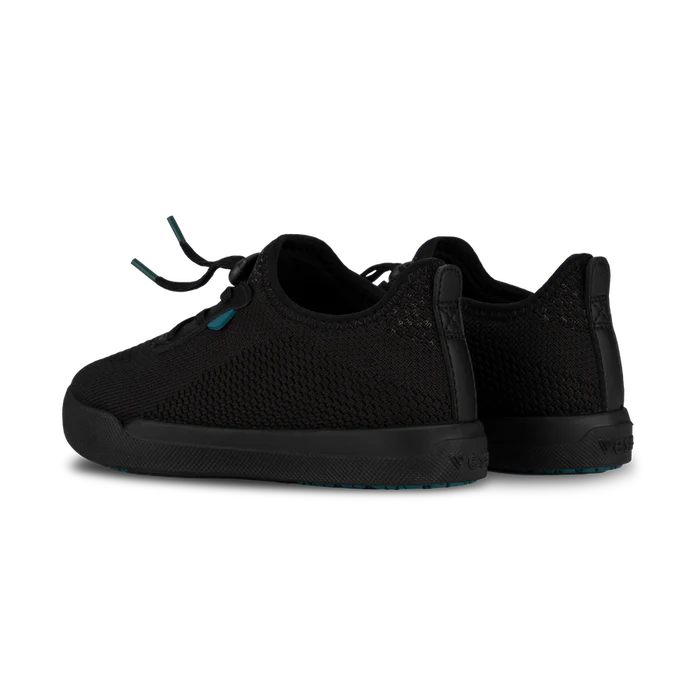 Vessi Asphalt Black on Black Children's Weekend Sneaker