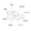 Stonz Dusty Rose Cruiser Natural Toddler Shoe