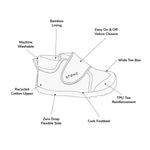 Stonz Dusty Rose Cruiser Natural Toddler Shoe