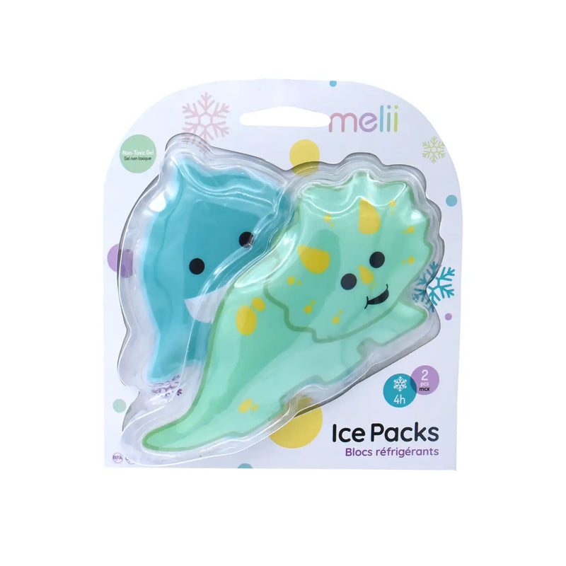 melii Dino Shark Gel Ice Packs