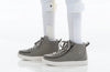 Billy Dark Grey Classic High Top Children's Sneaker