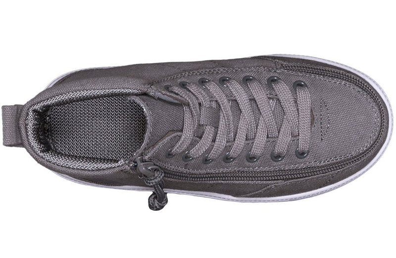 Billy Dark Grey Classic High Top Children's Sneaker