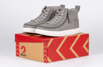 Billy Dark Grey Classic High Top Children's Sneaker