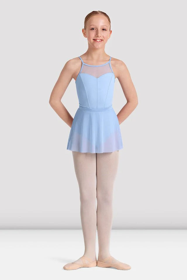 Mirella Blue Kaleidoscope Mesh Skirt