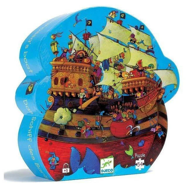 Djeco Barbarosa's Boat Silhouette Puzzle