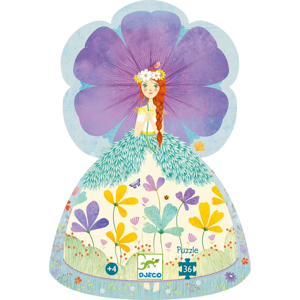 Djeco Princess of Spring Silhouette Puzzle