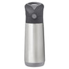 B.box Graphite 500ml Insulated Drink Bottle