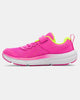 Under Armour Rebel Pink/High Vis Yellow/White Assert 10 A/C Children’s Sneaker