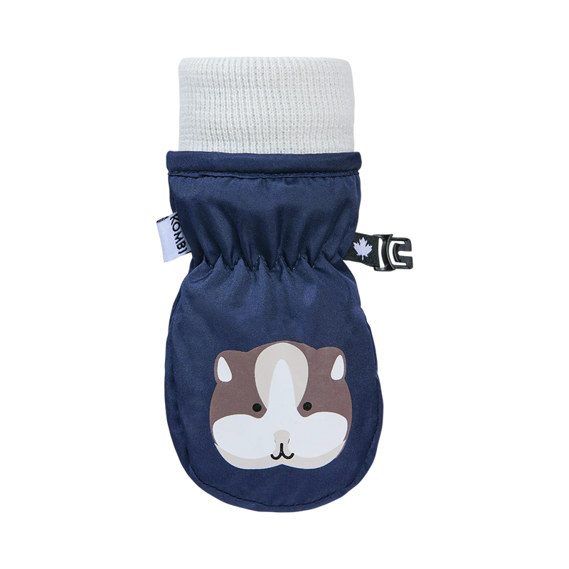 Kombi True Navy Baby Animal Infant Mitt