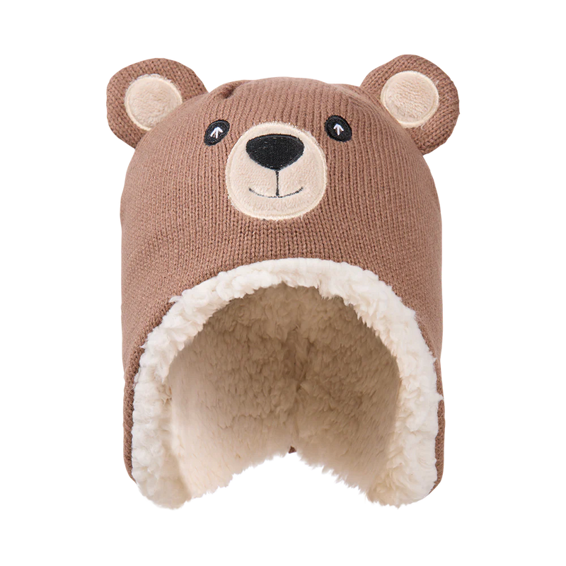 Kombi Bear Baby Sherpa Animal Hat