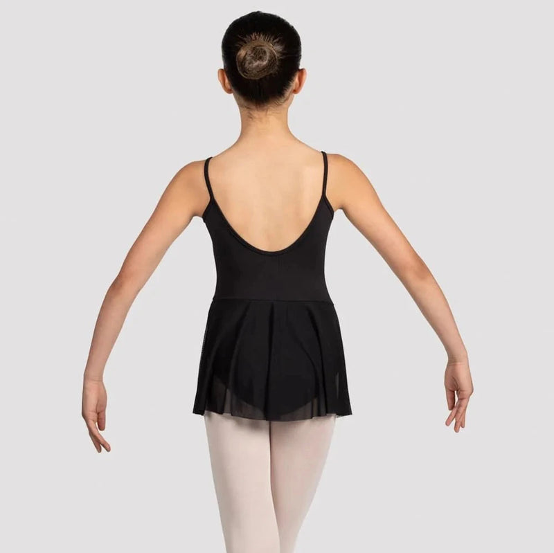 Bloch Mirella Black Glow Scoop Neck Skirted Leotard