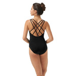 Mirella Ladies Black Boheme Strap Back Leotard