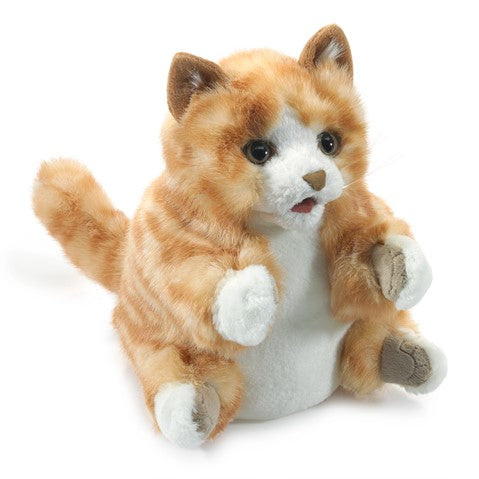 Folkmanis Orange Tabby Kitten Puppet