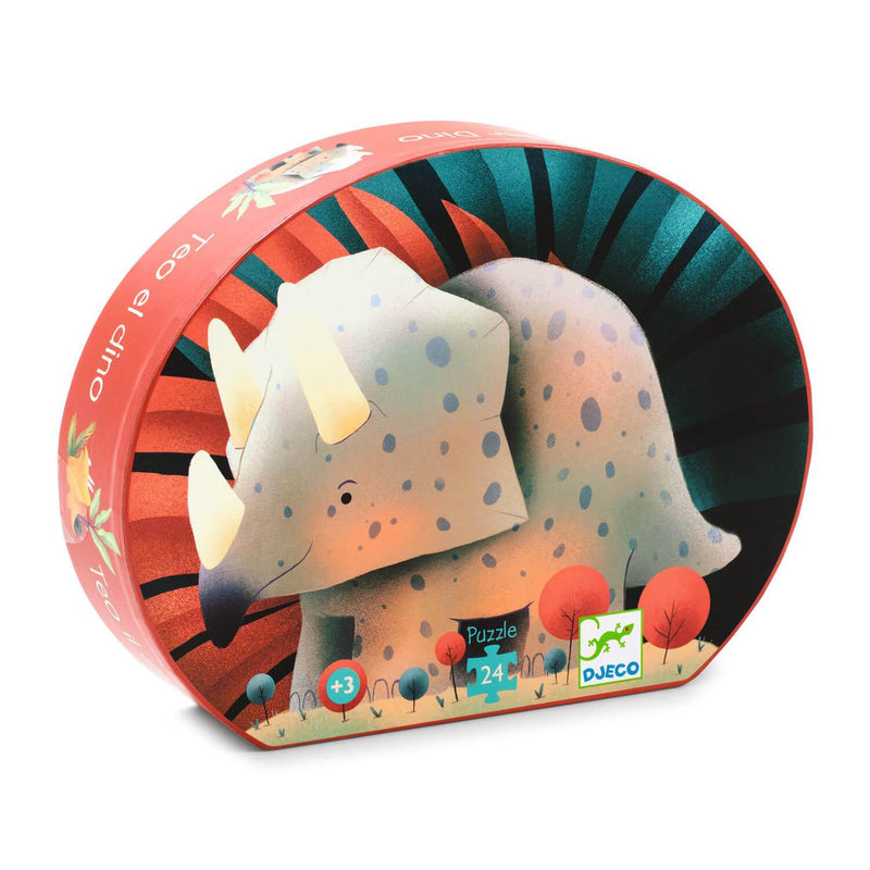 Djeco Teo The Dino Silhouette Puzzle