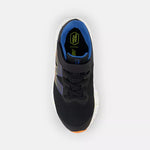 New Balance Black/Blue Agate/Blaze Orange Arishi v4 Bungee Lace Children’s Sneaker