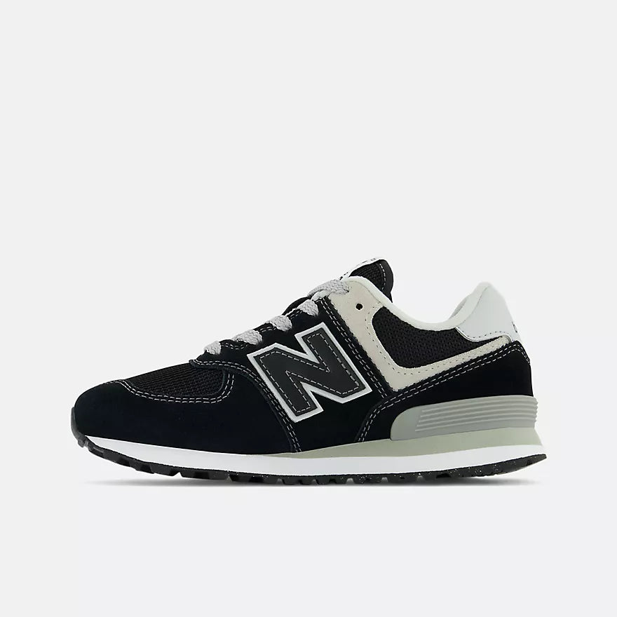 New Balance Black/White 574 Core Children’s Sneaker