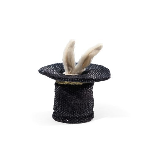 Folkmanis Rabbit In Hat Finger Puppet