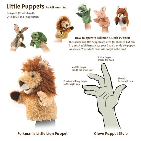 Folkmanis Little Lion Puppet