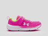 Under Armour Rebel Pink/High Vis Yellow/White Assert 10 A/C Children’s Sneaker