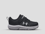 Under Armour Black/White Assert 10 Toddler A/C Sneaker