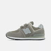 New Balance Grey 574 Core Hook & Loop Children’s Sneaker