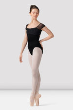 Bloch Mirella Ladies Black Zephyr Cap Sleeve Leotard