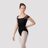 Bloch Mirella Ladies Black Zephyr Cap Sleeve Leotard
