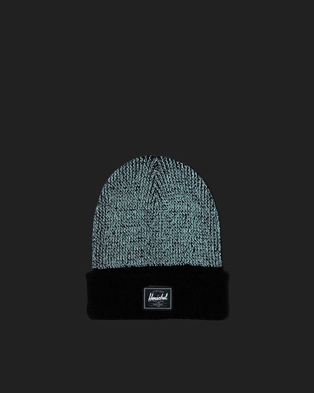 Herschel Black Reflective Elmer Kids Beanie