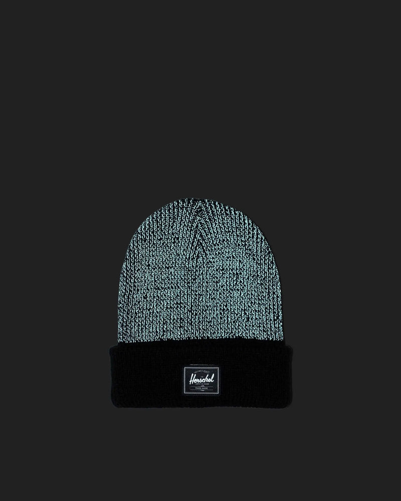 Herschel Black Reflective Elmer Kids Beanie