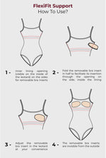 Wear Moi Ladies Black Removable Bra Insert