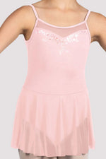 Bloch Mirella Pink Glow Scoop Neck Skirted Leotard