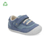 Stride Rite Blue Sprout Soft Motion Baby Sneaker