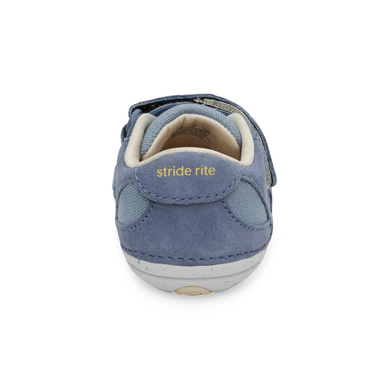 Stride Rite Blue Sprout Soft Motion Baby Sneaker