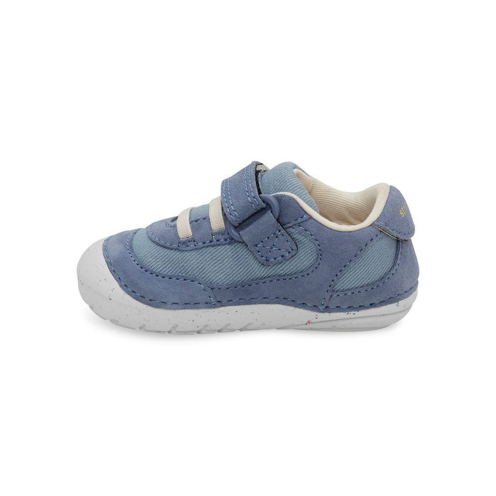 Stride Rite Blue Sprout Soft Motion Baby Sneaker