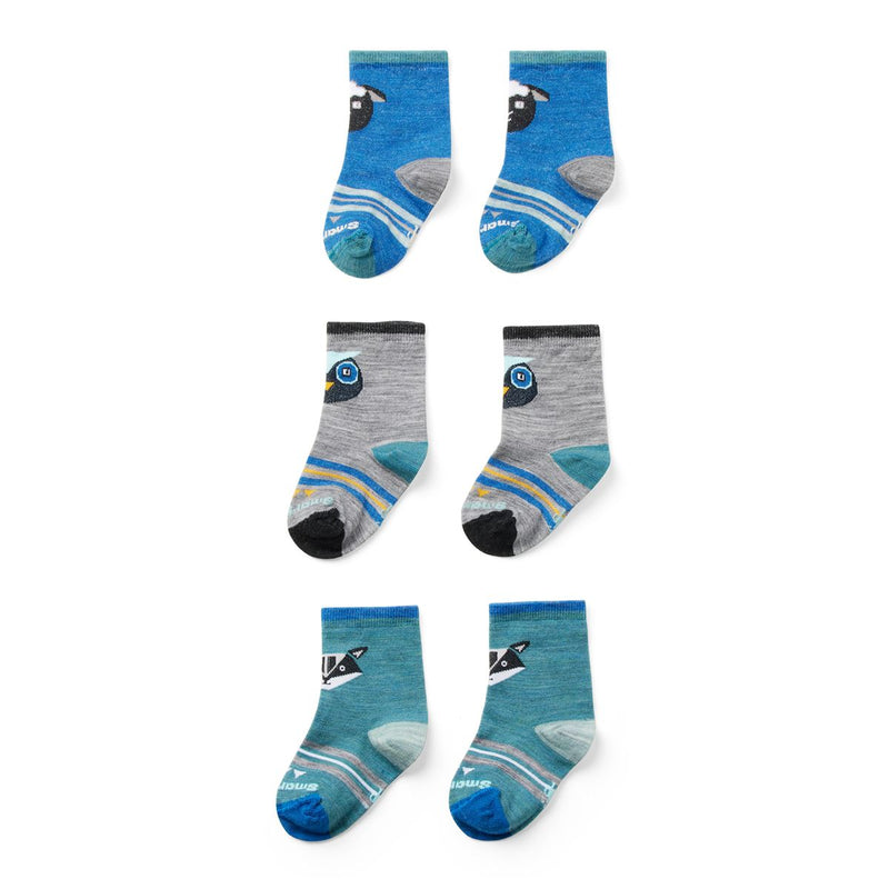 Smartwool Laguna Blue Toddler Trio Socks