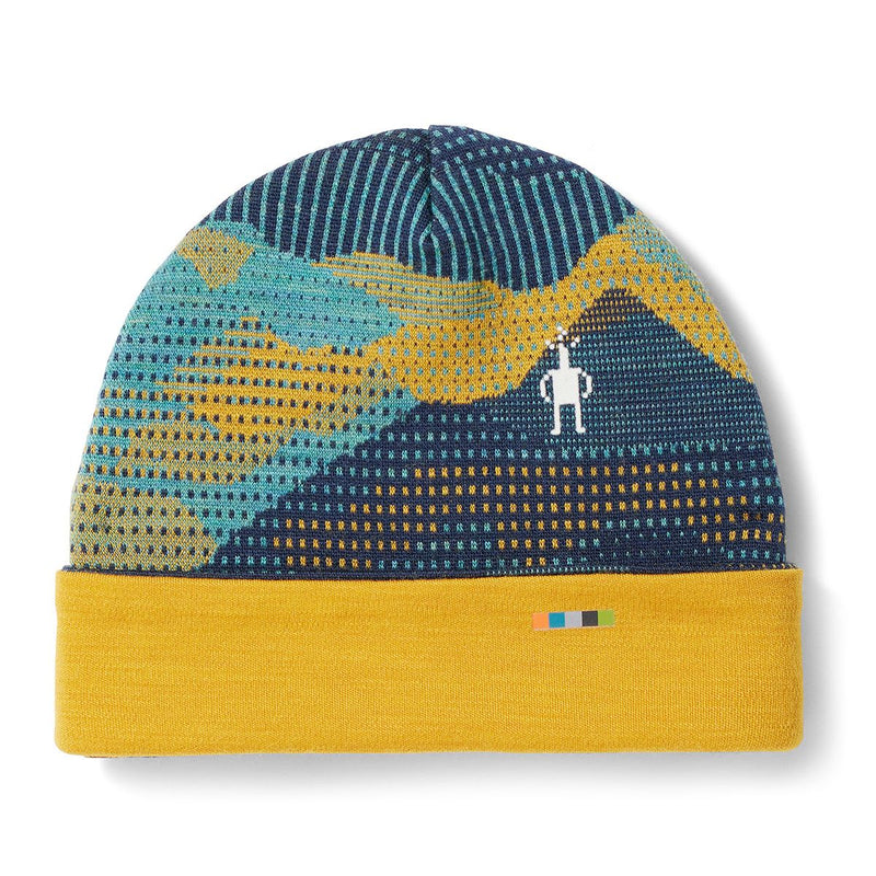 Smartwool Blueberry Mountain Scape Kids Cuffed Beanie