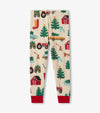 Little Blue House Tree Farm Merry Christmas Kids Pajama Set