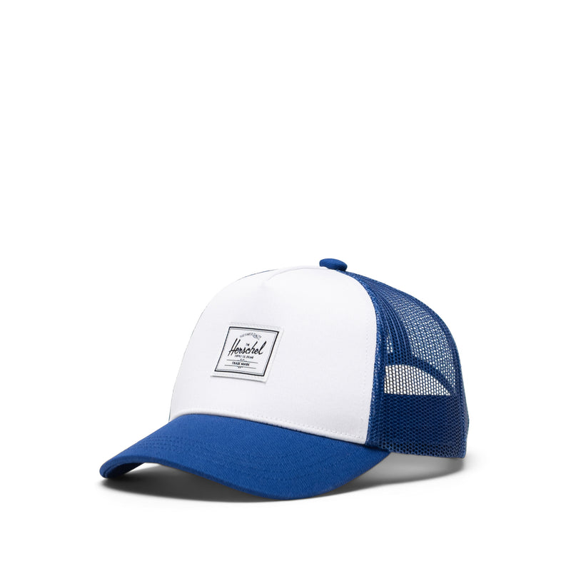 Herschel Sodalite Blue/White 2-4 Years Whaler Cotton Cap