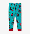 Little Blue House Eat Sleep Shred Kids Pajama Set