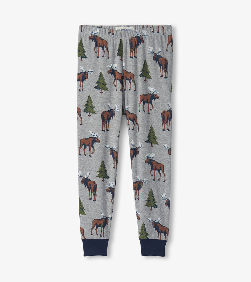 Little Blue House Wild Moose Kids Pajama Set