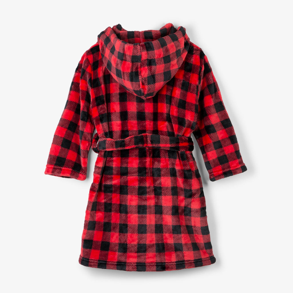 Little Blue House Buffalo Plaid Fleece Robe