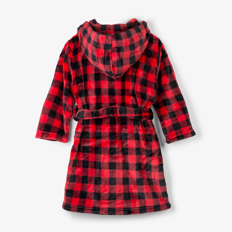 Little Blue House Buffalo Plaid Fleece Robe