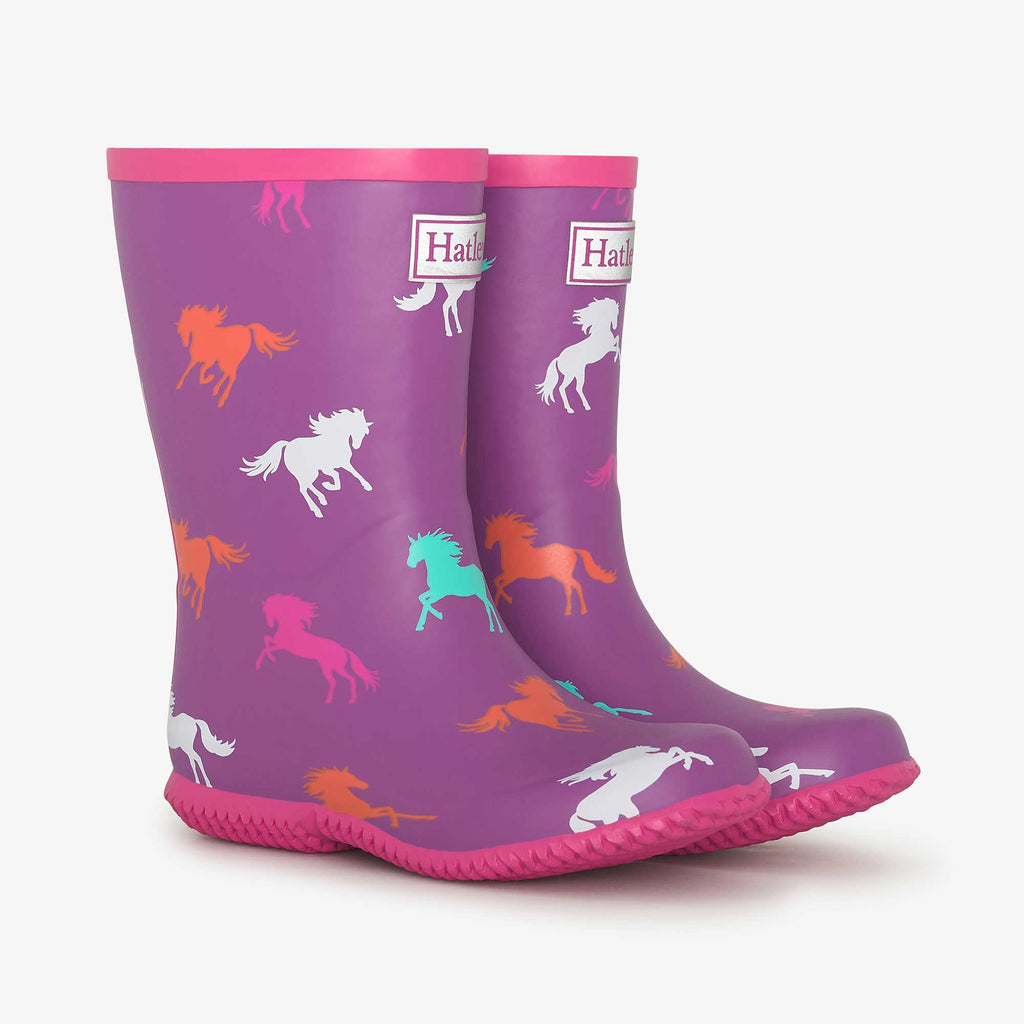 Hatley Leaping Horses Packable Rain Boots