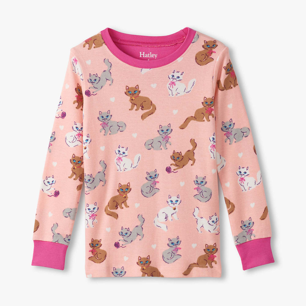Hatley Little Kitties Cotton Pajama Set