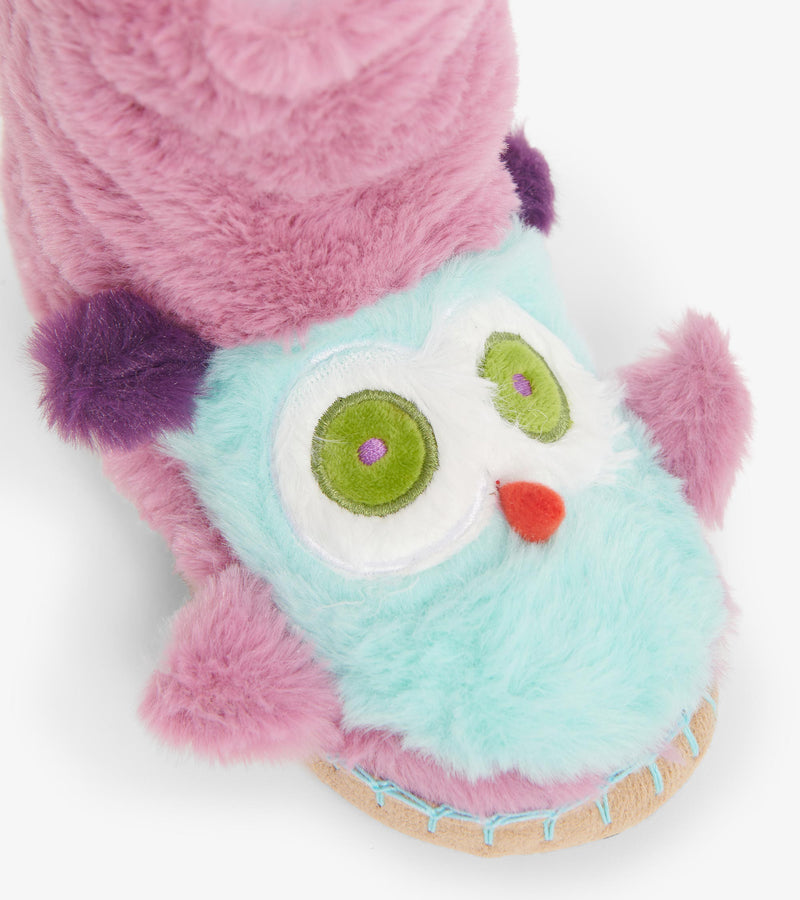Little Blue House Owl Slippers
