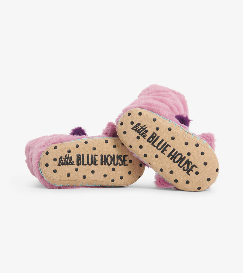 Little Blue House Owl Slippers