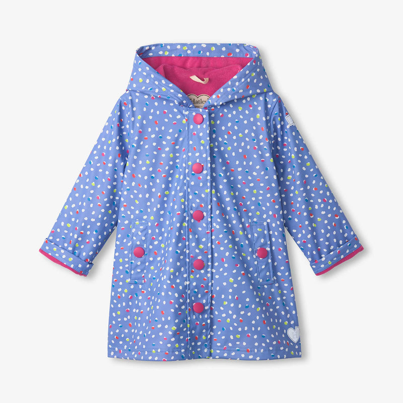 Hatley Lots Of Dots Button-Up Rain Jacket